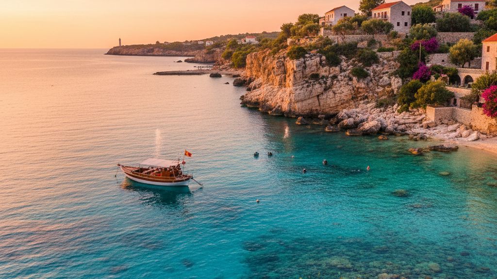 Underwater exploration sites along Albanian coast