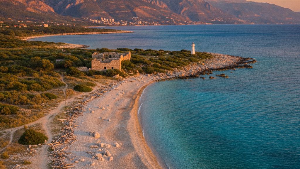 Adriatic and Ionian seas along Albanian coast
