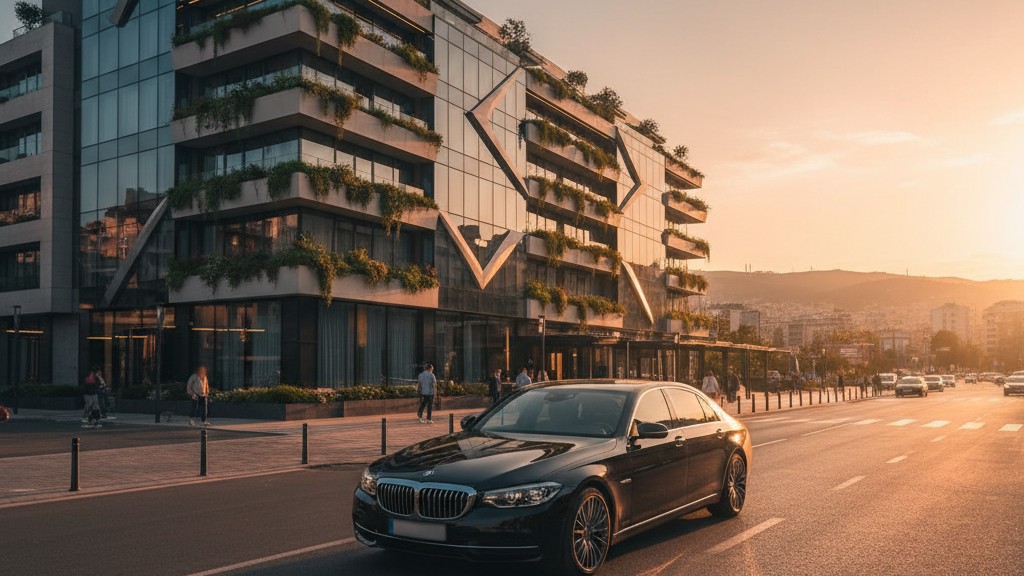 Auto di lusso Mercedes BMW Audi per noleggio in Albania sulla costa della Riviera albanese